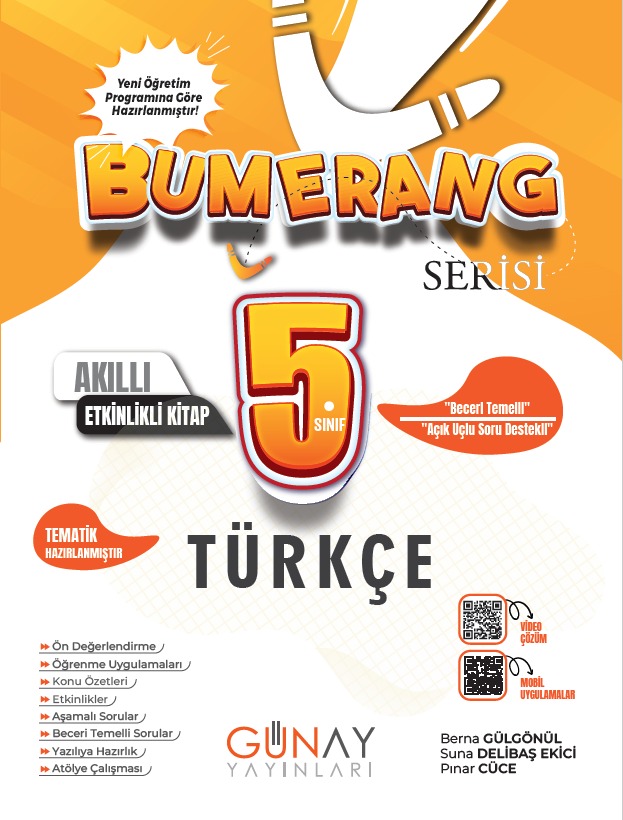 5.SINIF BUMERANG ETKİNLİKLİ TÜRKÇE