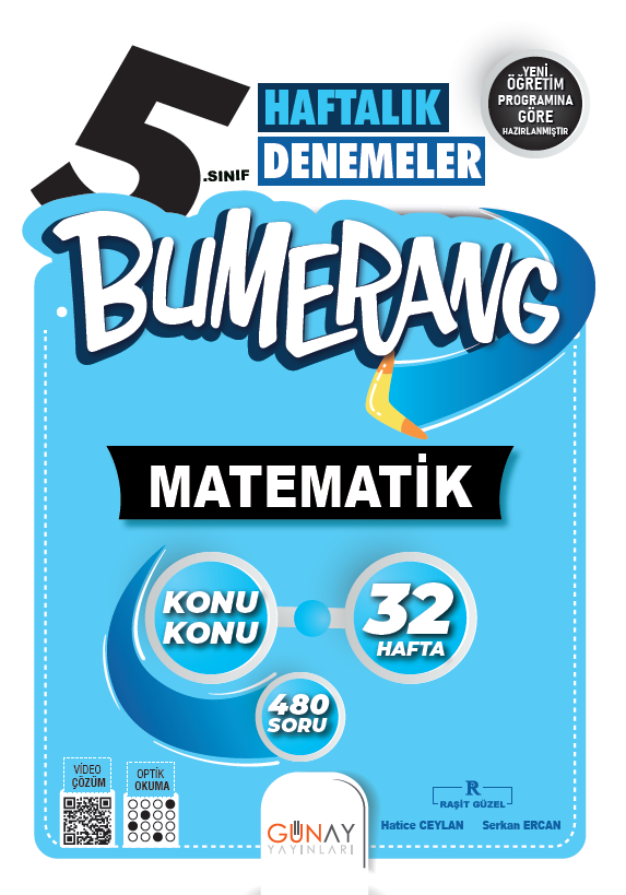 Bumerang 32 Haftalık Matematik Denemeleri 5. Sınıf